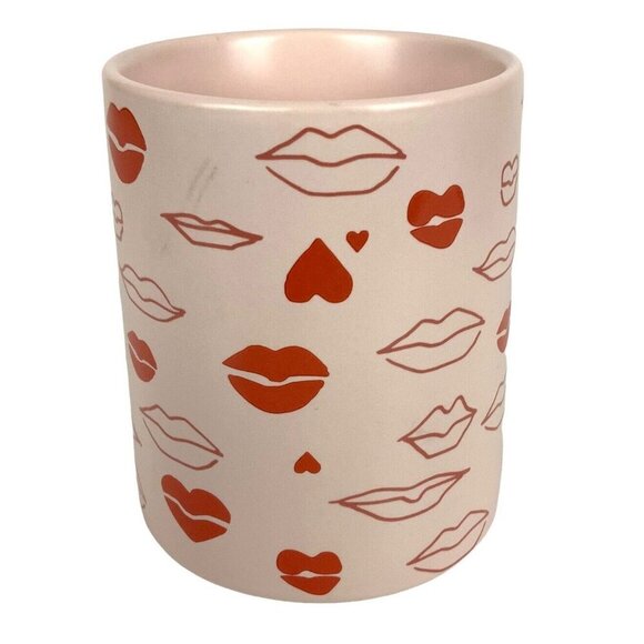 Starbucks 2020 Pink & Red Lips 14 Oz Ceramic Mug For Coffee Tea Valentines Gift - Picture 2 of 6